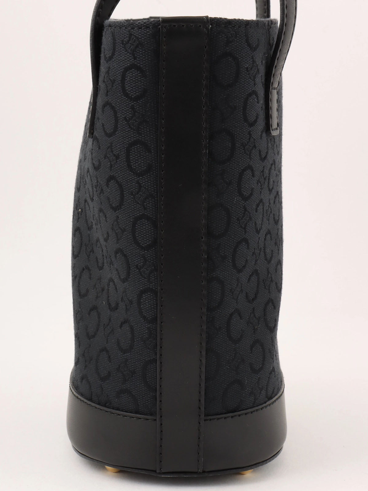 C Macadam图案手提包 黑色