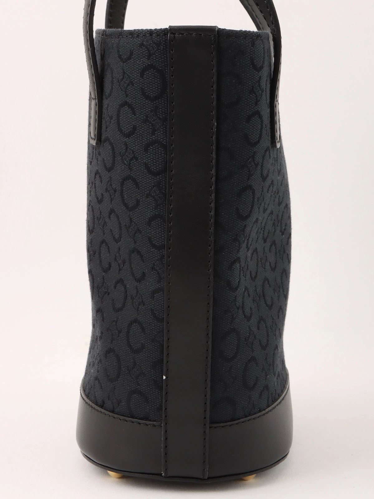 C Macadam图案手提包 黑色