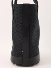 C Macadam图案手提包 黑色