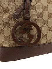 キャンバスGGパターン2wayバッグ ベージュ