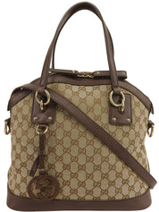 キャンバスGGパターン2wayバッグ ベージュ