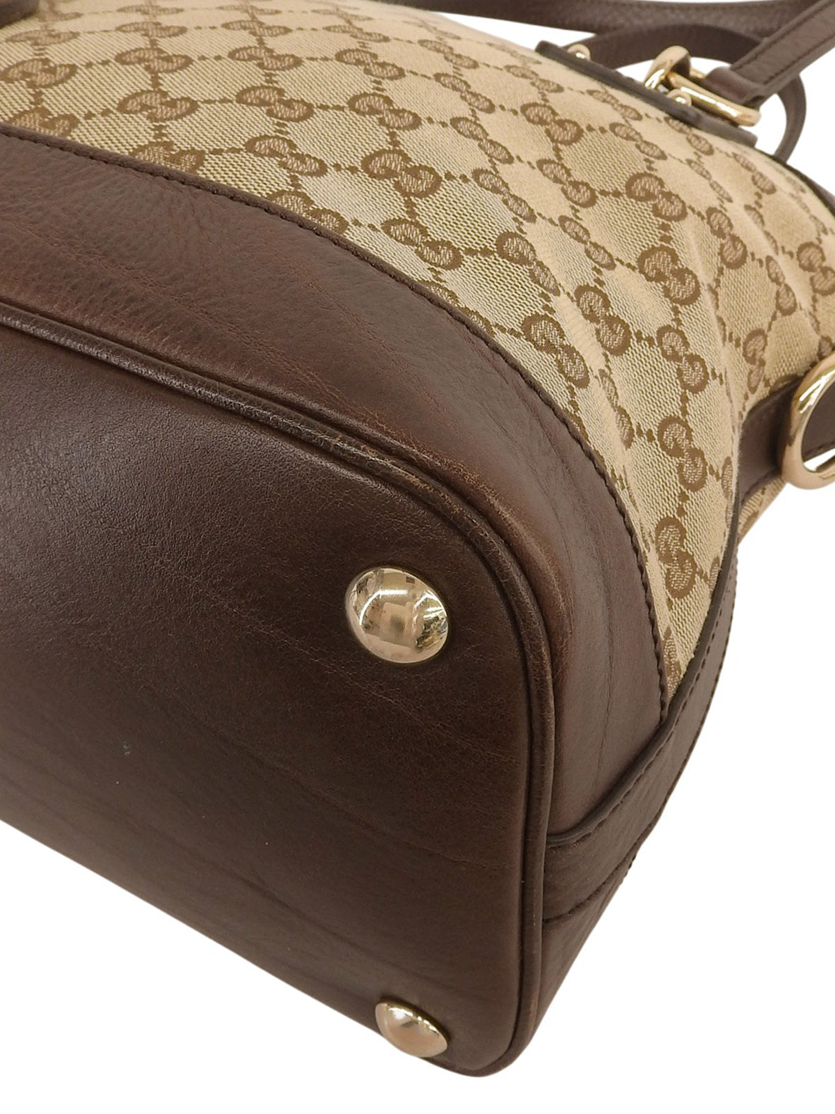 キャンバスGGパターン2wayバッグ ベージュ