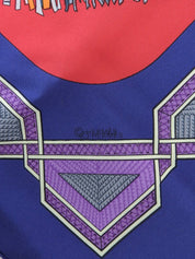 カレ90 cuirs du desertパターンスカーフ レッド/マルチ