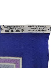 カレ90 cuirs du desertパターンスカーフ レッド/マルチ