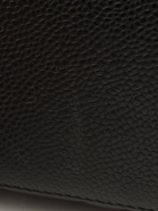 2003 Caviar Skin CC Mark Stitch Mini Boston Bag in Black