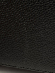 2003 Caviar Skin CC Mark Stitch Mini Boston Bag in Black