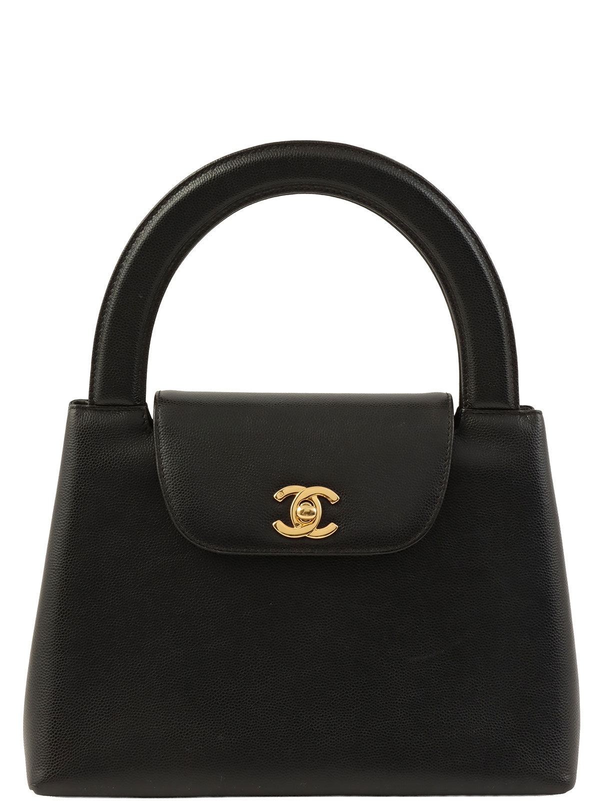 1998 CC Turnlock Handbag Black