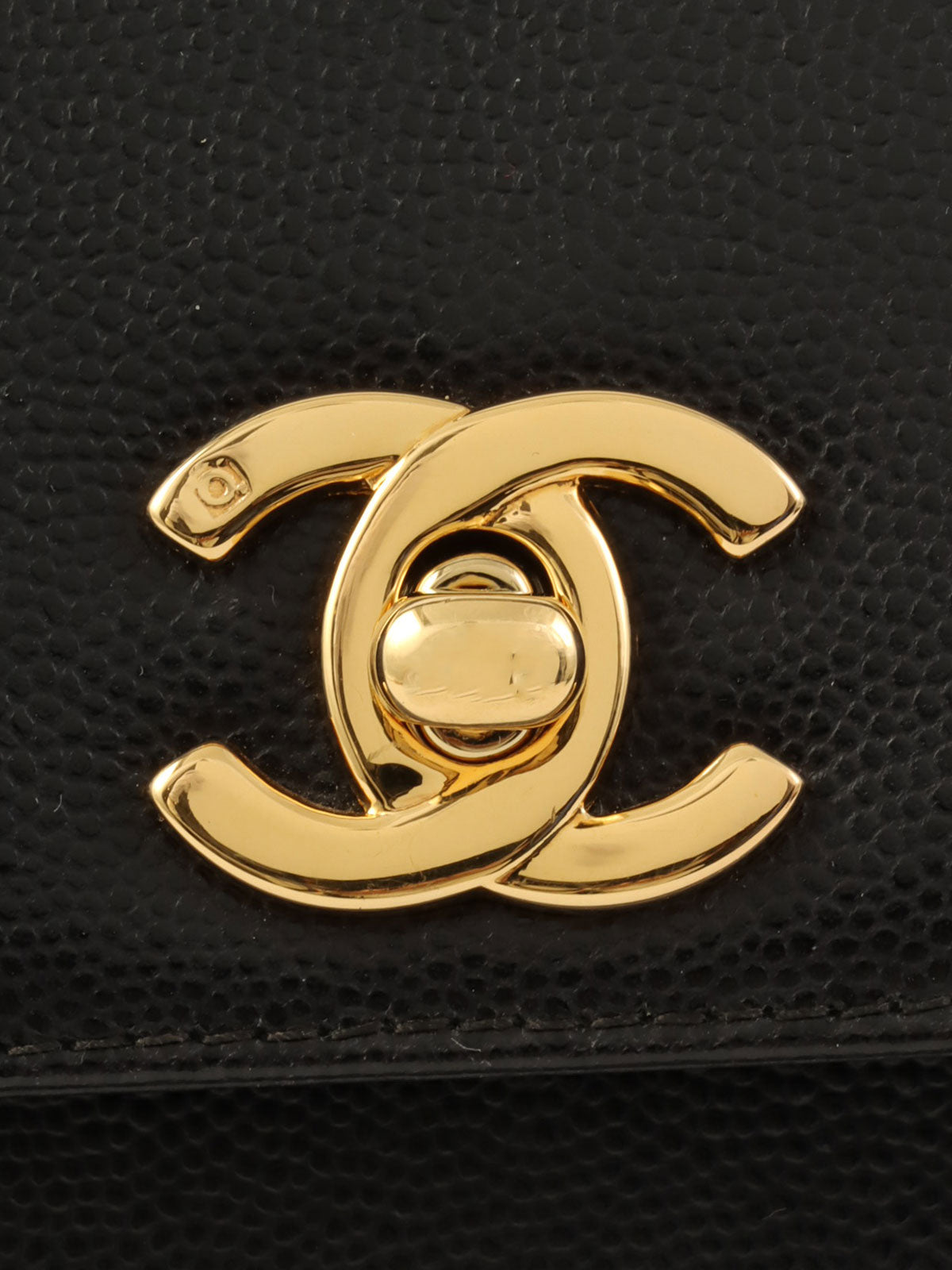 1998 CC Turnlock Handbag Black