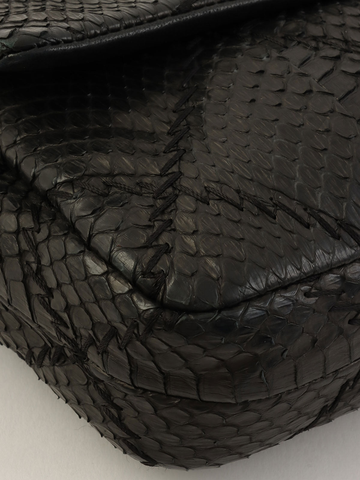 2011 Ultra Stitch Chain Shoulder Bag, Black