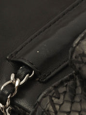 2011 Ultra Stitch Chain Shoulder Bag, Black