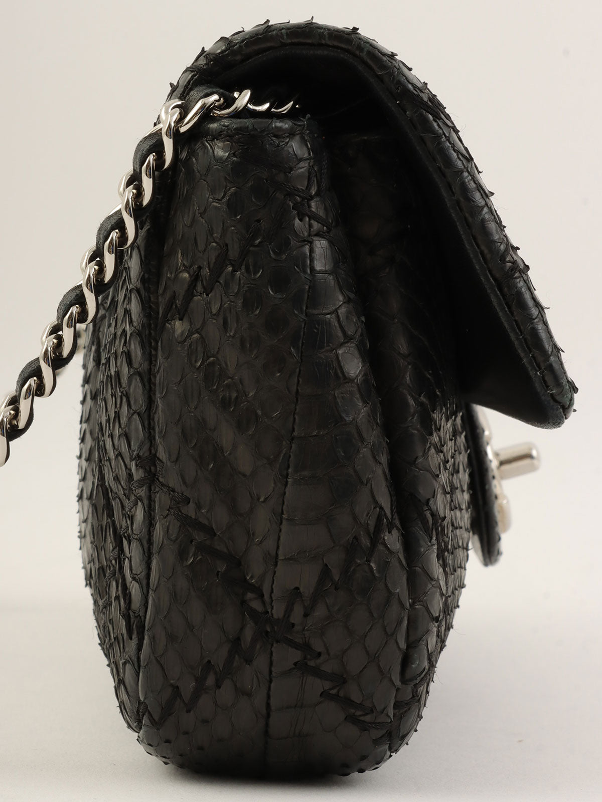 2011 Ultra Stitch Chain Shoulder Bag, Black