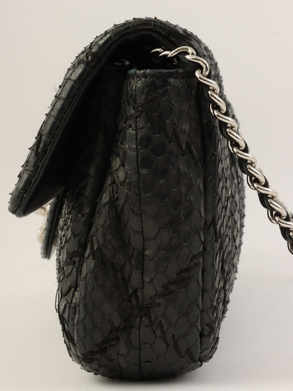 2011 Ultra Stitch Chain Shoulder Bag, Black