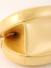 ラウンドアナグラムエンボス2wayバッグ ゴールド