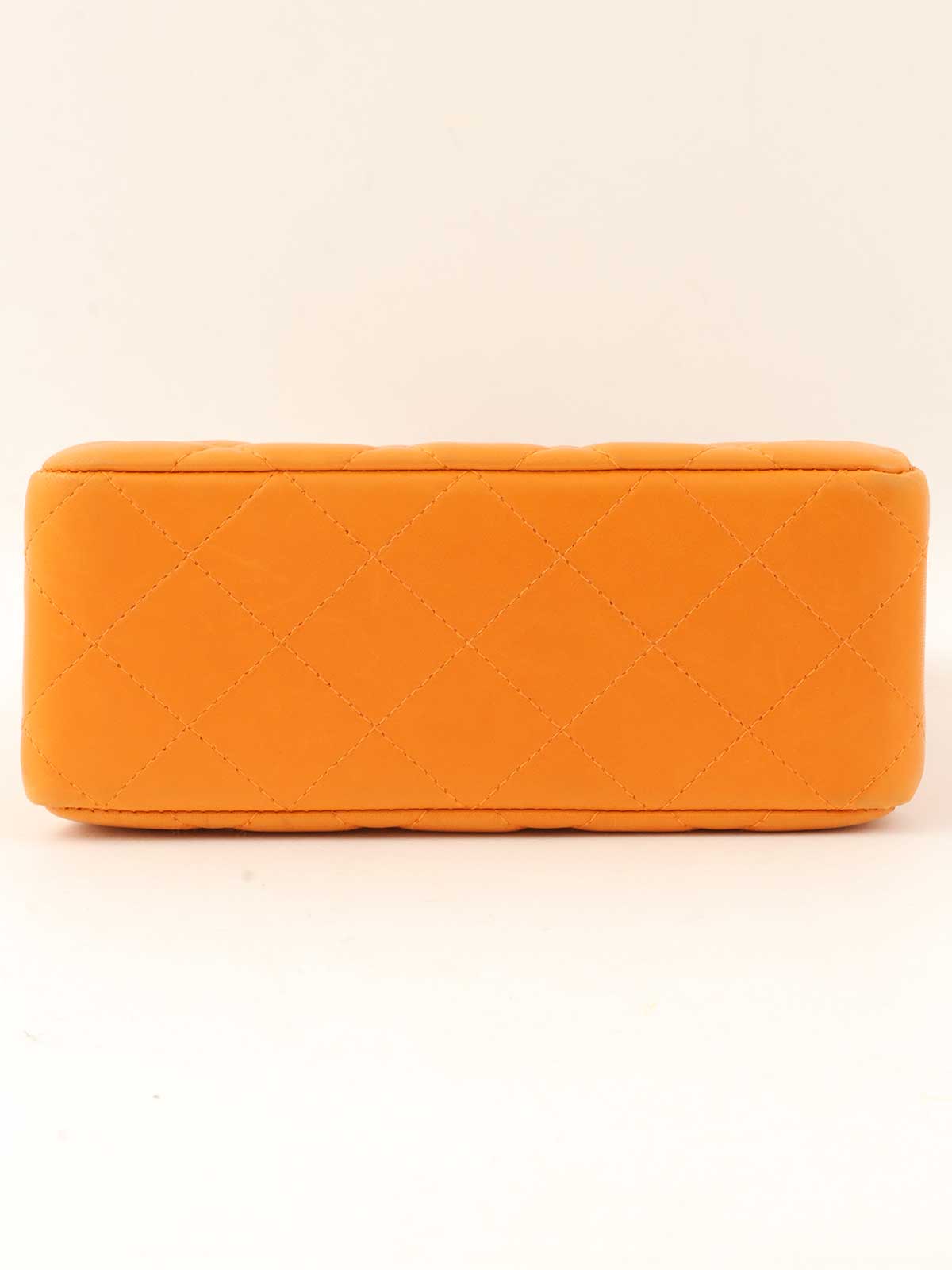 1997 CC Turnlock Handbag Mini Mandarin Orange