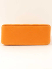 1997 CC Turnlock Handbag Mini Mandarin Orange