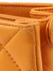 1997 CC Turnlock Handbag Mini Mandarin Orange