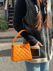 1997年頃製 CCターンロックハンドバッグミニ マンダリンオレンジ