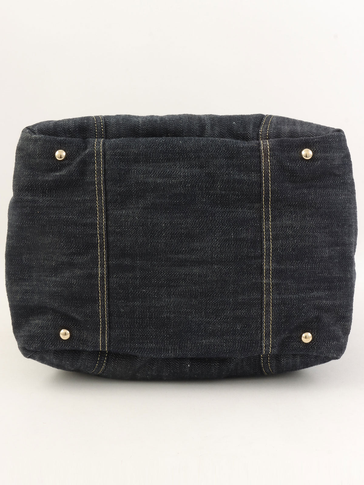 2005年頃製 スパークリングデニムCCマークステッチトートバッグ インディゴ