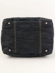 2005年頃製 スパークリングデニムCCマークステッチトートバッグ インディゴ