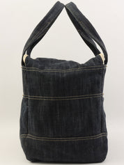 2005年頃製 スパークリングデニムCCマークステッチトートバッグ インディゴ