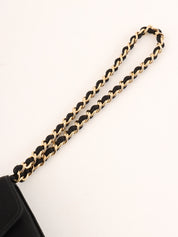 Circa 2000 Satin CC Turnlock Chain Bag Mini Black
