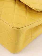 1998年左右制造 Classic flap链条包23cm 黄色