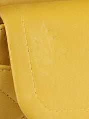 1998年左右制造 Classic flap链条包23cm 黄色