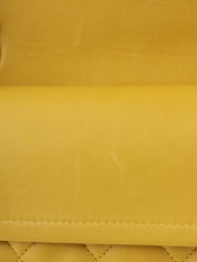 1998年左右制造 Classic flap链条包23cm 黄色