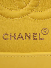 1998 Classic Flap Chain Bag, 23cm, Yellow