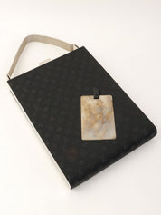 2000 缎面字母组合 Ange GM 黑色