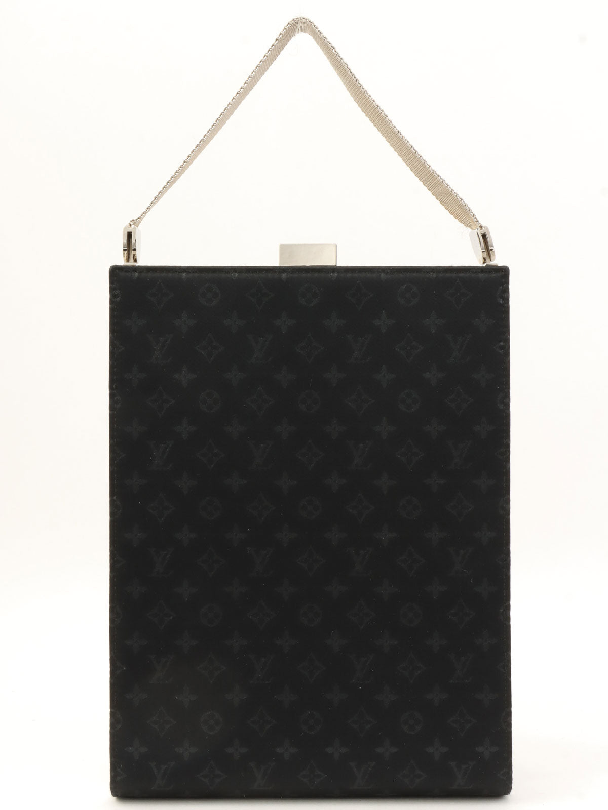 2000 Satin Monogram Ange GM Black