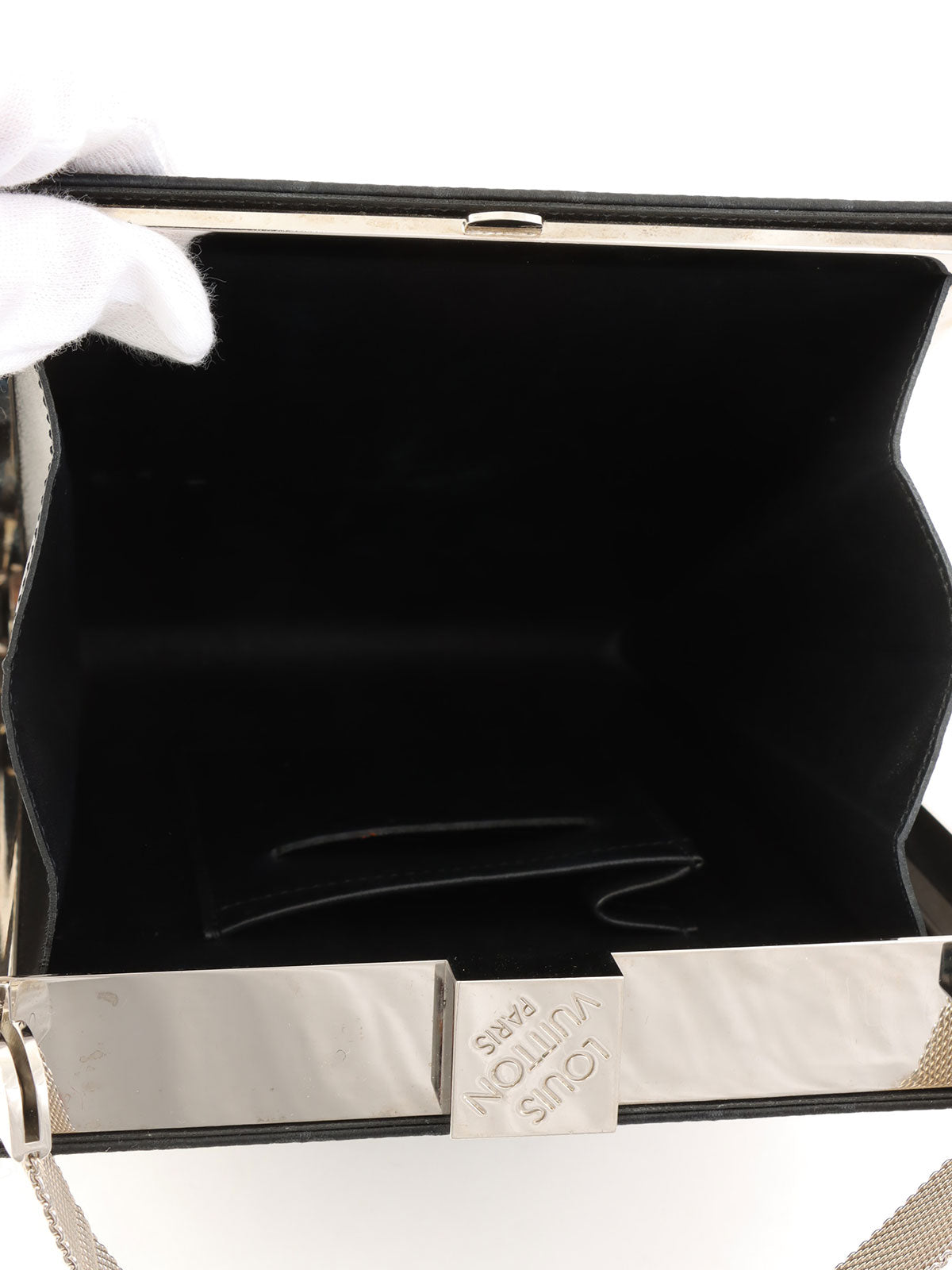 2000 Satin Monogram Ange GM Black