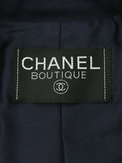 CC Mark Button Long Coat Navy