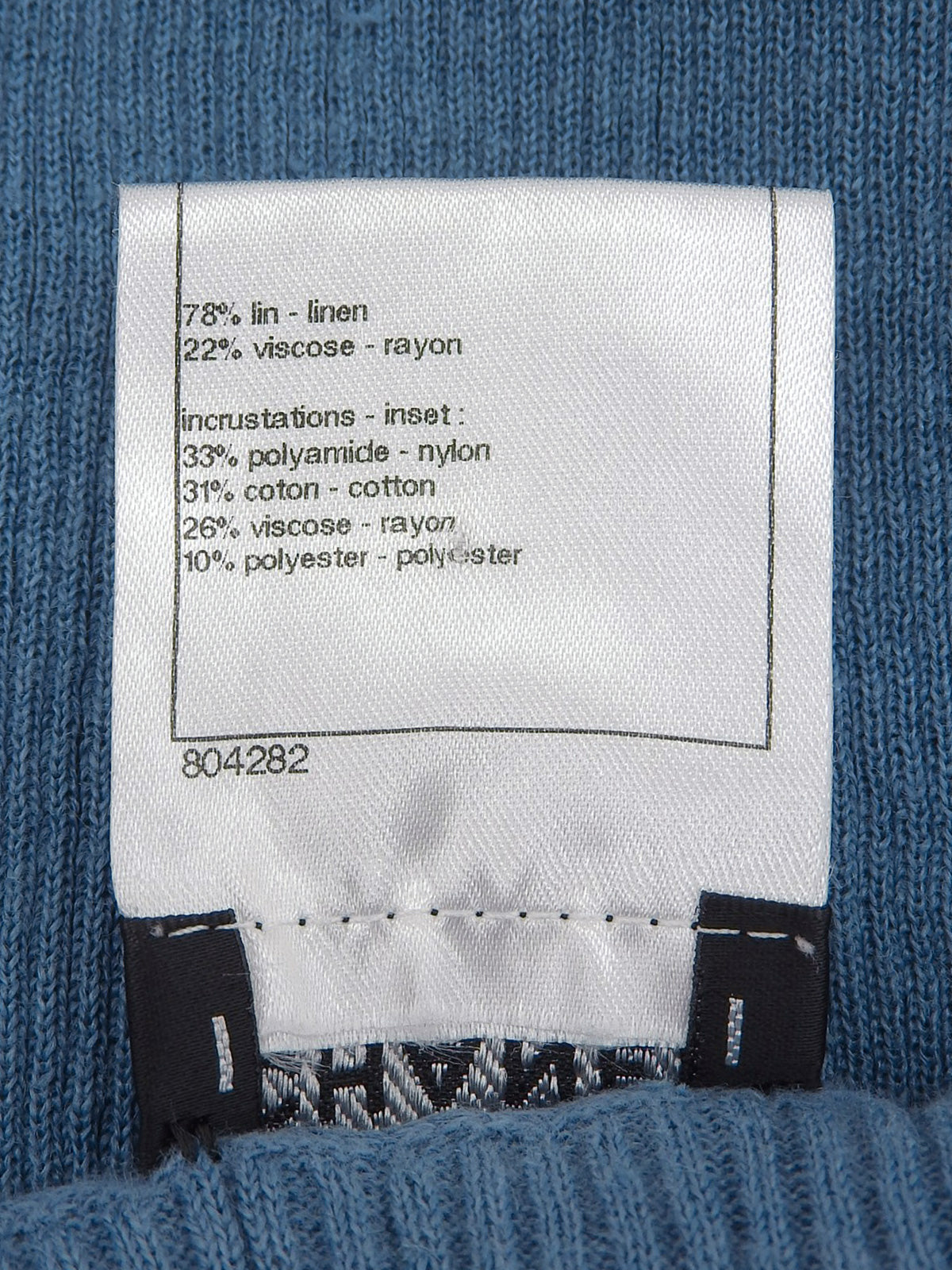 2013 CC mark button sleeveless knit top in blue