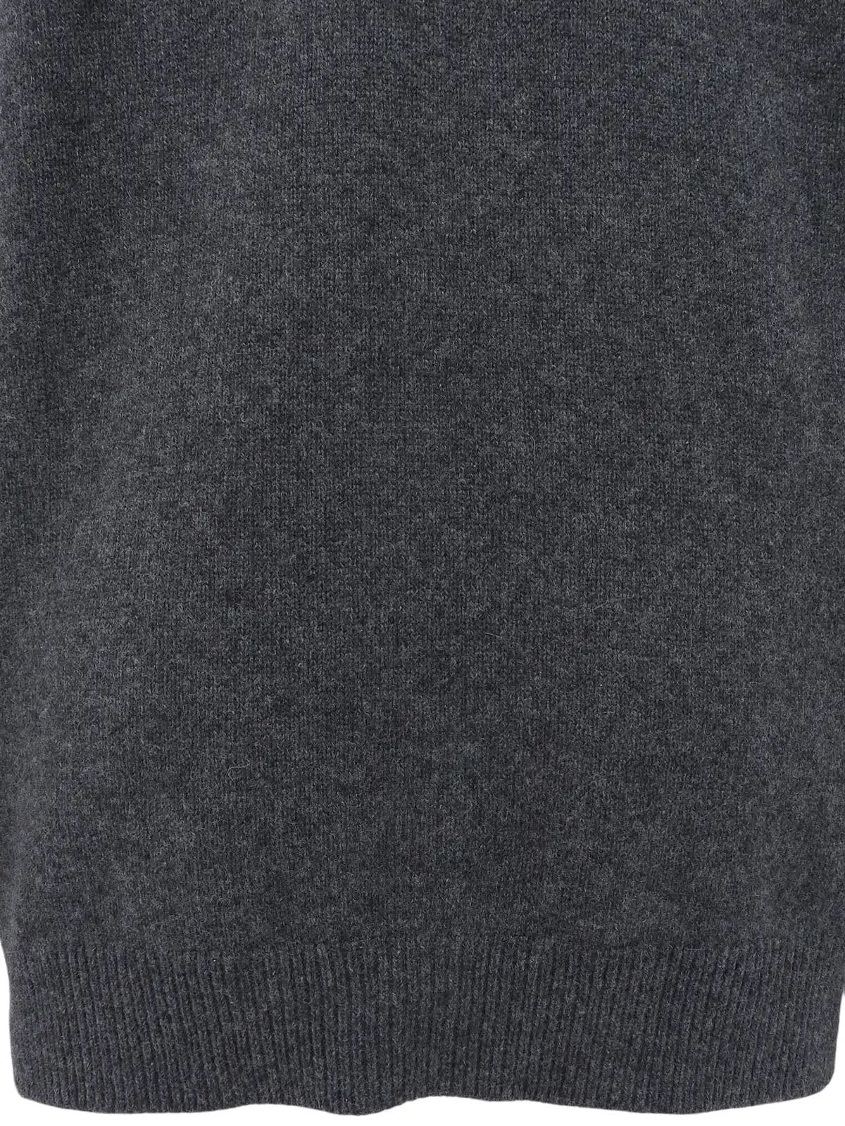 Cashmere logo button cardigan in grey