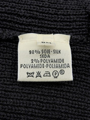 灰色针织无袖上衣