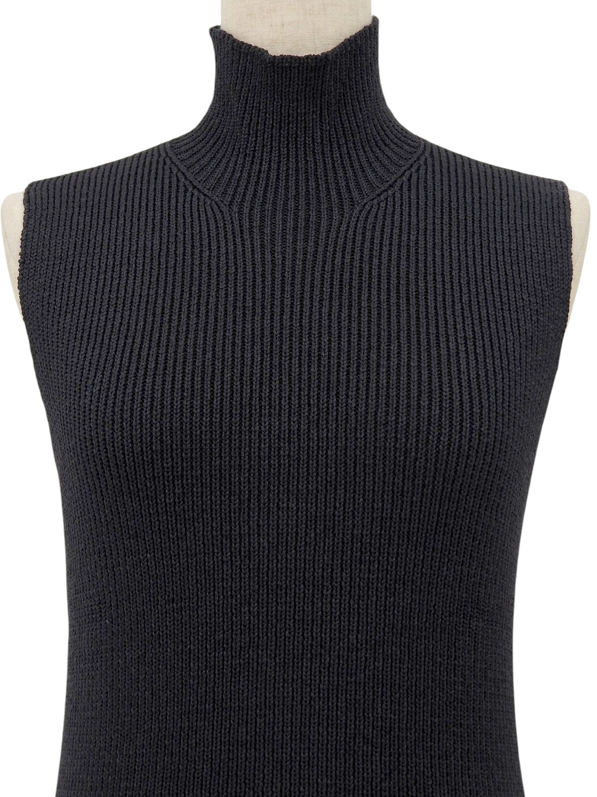 ニットノースリーブトップス グレー