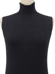 ニットノースリーブトップス グレー