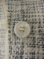 Tweed Vara Plate Set in White/Black