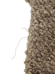 CCマークボタンウールロングコート アイボリー/マルチ