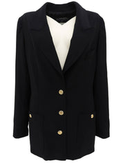 1996年製 ウールCCマークボタンジャケット ブラック