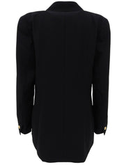 1996年製 ウールCCマークボタンジャケット ブラック