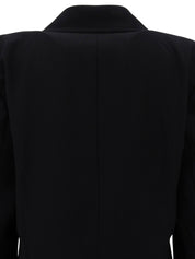 1996年製 ウールCCマークボタンジャケット ブラック