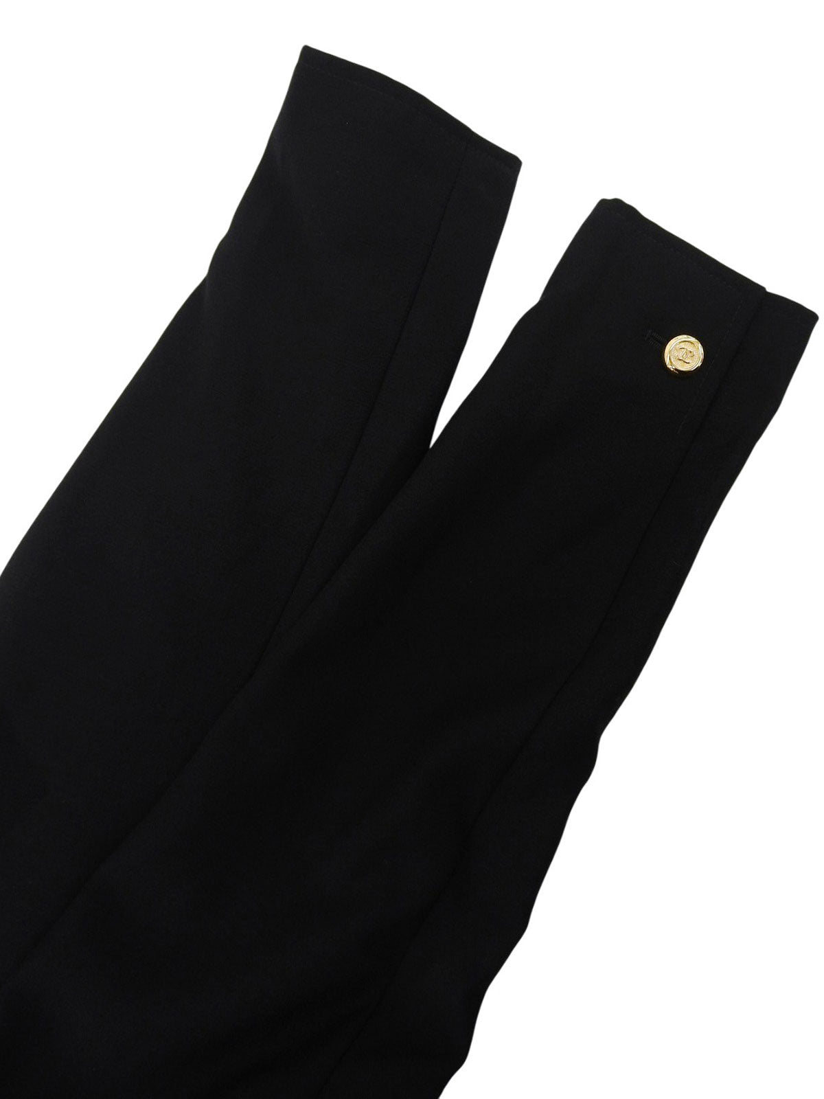 1996年製 ウールCCマークボタンジャケット ブラック