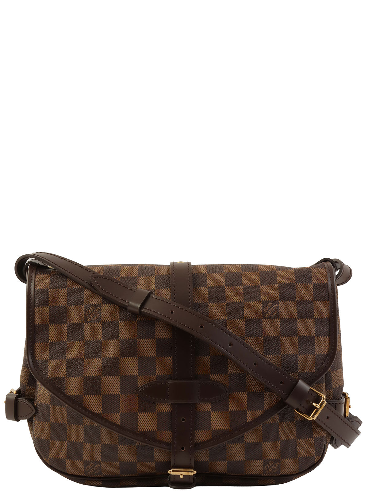 2007年製 キャンバスダミエソミュール　ブラウン