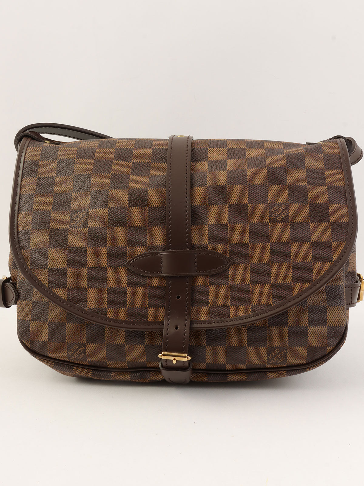 2007年製 キャンバスダミエソミュール　ブラウン