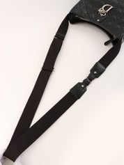 カナージュステッチショルダーバッグ　ブラック