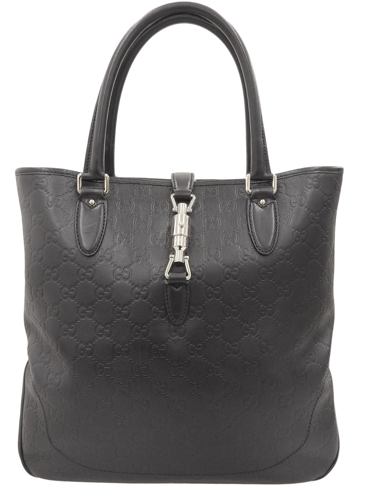 GGパターンニュージャッキートートバッグ ブラック