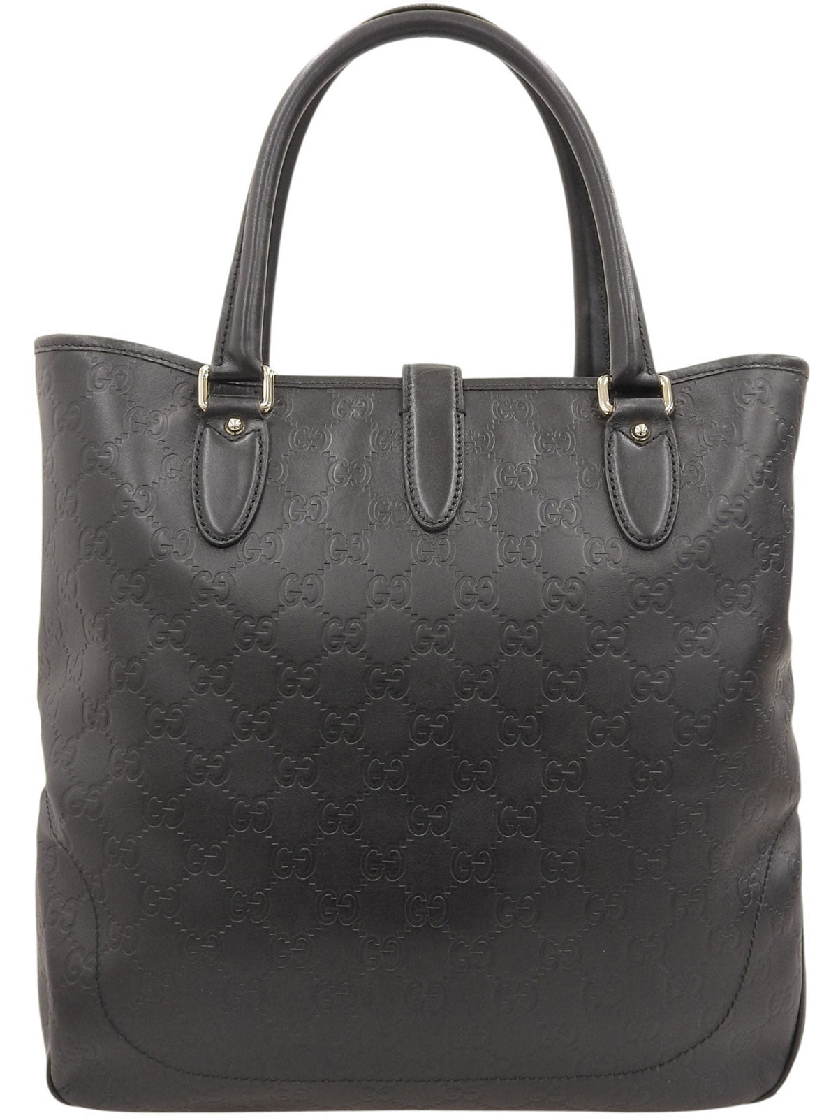 GG Pattern New Jackie Tote Bag Black