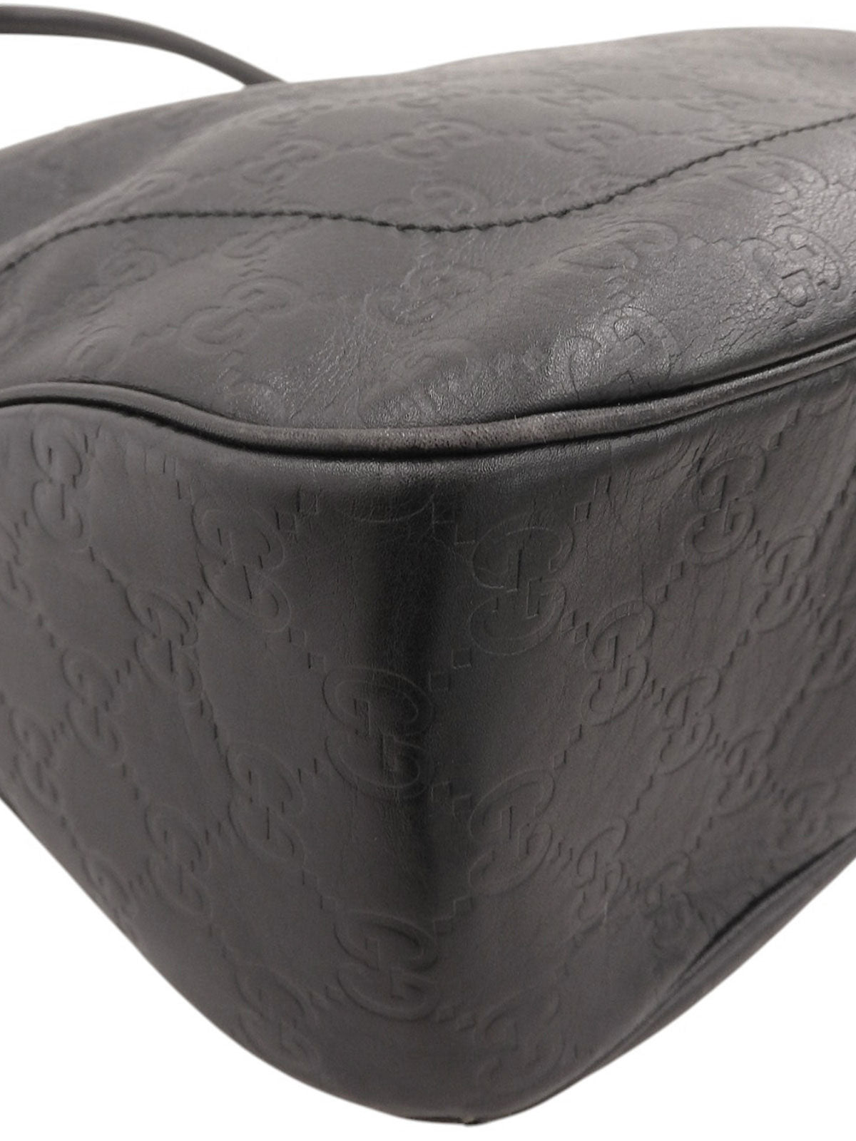 GG Pattern New Jackie Tote Bag Black